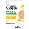 Image de Purina Gourmet Nature Purée De Poulet Nourriture Humide Pour Chats 11x5x10g