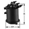 Image de (MGC1681) (GFE5372) Diesel f. MGC1681 Clean Filters