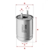 Image de Brandstoffilter S4113NR Sofima