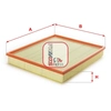 Image de Luchtfilter S1710A Sofima