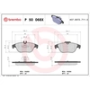 Image de Remblokkenset schijfrem BREMBO XTRA LINE P50068X Brembo