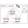 Image de Remblokkenset schijfrem P30103 Brembo