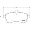 Image de Remblokkenset schijfrem P50067X Brembo