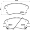 Image de Remblokkenset schijfrem P30122 Brembo