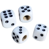 Image de Simoni Racing ventieldoppen White Dice SRCAPSWD Simoni Racing