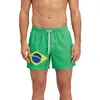 Image de Sundek Short De Bain Elasticated Waistband Recycled Polyester Repreve Brazil Flag