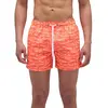 Image de Sundek Short De Bain Elastic Waist And Waves Element Print