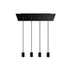 Image de Creative Cables Suspension Gu1d0 Xxl à 4 Lumières Avec Rosace Rectangulaire 675 Mm