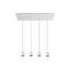 Image de Creative Cables Suspension Gu1d0 Xxl à 4 Lumières Avec Rosace Rectangulaire 675 Mm