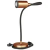 Image de Creative Cables Lampe De Table Articulée Table Flex Gu1d0 Avec Mini Spot Led Et Prise Anglais
