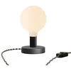 Image de Creative Cables Lampe De Table Posaluce Globo En Métal Avec Prise Bipolaire-interrupteur