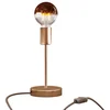 Image de Creative Cables Lampe De Table En Métal Alzaluce Half Cup Avec Prise à 2 Pôles-interrupteur