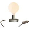 Image de Creative Cables Lampe De Table Posaluce Globo En Métal Avec Prise Bipolaire-variateur