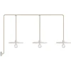 Image de Creative Cables Lampe 3 Lumières Avec Rosace Et Abat-jour Sans Ampoule E-snake Eiva