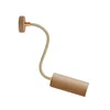 Image de Creative Cables Lampe Fermaluce Flex 30 Avec Rosace Mini En Bois Et Spot Avec Abat-jour Tub-e14