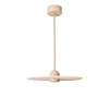 Image de Creative Cables Suspension En Bois Avec Câble Textile Et Abat-jour Ufo