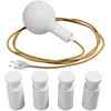 Image de Creative Cables Lampe Portable Serpent Avec Support En Métal Et Prise Sans Ampoule