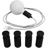 Image de Creative Cables Lampe Portable Serpent Avec Support En Métal Et Prise Sans Ampoule