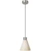 Image de Creative Cables Suspension Avec Abat-jour Conique En Bois Sans Ampoule