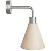 Image de Creative Cables Lampe Fermaluce Avec Abat-jour Conique En Bois Et Extension Incurvée Avec Bulb
