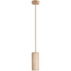 Image de Creative Cables Suspension Avec Abat-jour En Bois Pour Spot E27 Avec Bulb