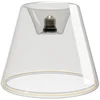 Image de Creative Cables Lampe De Plafond Design Honolulu Avec Ampoule Conique Transparente