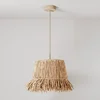 Image de Creative Cables Suspension Luminaire Without Bulb Honolulu With Raffia Shade