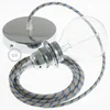 Image de Creative Cables Lampe Suspendue Pendel Pour Abat-jour Rd55 Stripes 50 Cm