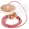 Image de Creative Cables Lampe Suspendue Pendel Pour Abat-jour Rz09 Zigzag Diy 50 Cm