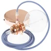 Image de Creative Cables Lampe Suspendue Pendel Pour Abat-jour Rz12 Zigzag Diy 50 Cm