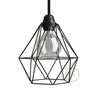 Image de Creative Cables Abat-jour Cage En Métal Et Diamants