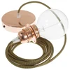 Image de Creative Cables Lampe Suspendue Pendel Pour Abat-jour Rz24 Zigzag 50 Cm