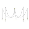 Image de Creative Cables Suspension Luminaire Spider 5 Falls With Light Bulb