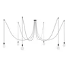 Image de Creative Cables Suspension Luminaire Spider 6 Falls With Light Bulb