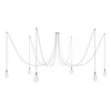 Image de Creative Cables Suspension Luminaire Spider 6 Falls With Light Bulb
