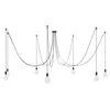 Image de Creative Cables Suspension Luminaire Spider 7 Falls With Light Bulb