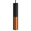 Image de Creative Cables Suspension Luminaire Textil Doble Tub-e14