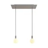Image de Creative Cables Suspension Luminaire Rectangular Rose-one Xxl 2 Falls