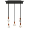 Image de Creative Cables Suspension Luminaire Rose-one Xxl 5 Falls