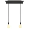 Image de Creative Cables Suspension Luminaire Rose-one Xxl 2 Falls With Light Bulb