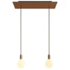 Image de Creative Cables Suspension Luminaire Rose-one Xxl 2 Falls With Light Bulb