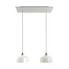 Image de Creative Cables Suspension Luminaire Rectangular Rose-one Xxl Coppa 2 Falls With Bulbs