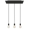 Image de Creative Cables Suspension Luminaire Rose-one Xxl 3 Falls With Light Bulb