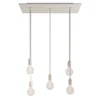 Image de Creative Cables Suspension Luminaire Rose-one Xxl 5 Falls With Light Bulb
