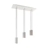 Image de Creative Cables Suspension Luminaire Rectangular Rose-one Xxl 6 Falls With Bulbs