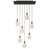 Image de Creative Cables Suspension Luminaire Rose-one Xxl 7 Falls With Light Bulb