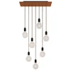 Image de Creative Cables Suspension Luminaire Rose-one Xxl 7 Falls With Light Bulb