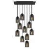 Image de Creative Cables Suspension Luminaire Rose-one Xxl Ghostbell 11 Falls With Light Bulb