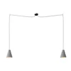 Image de Creative Cables Suspension Luminaire Spider Funnel 2 Falls With Bulbs