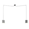 Image de Creative Cables Suspension Luminaire Spider Cube 2 Falls With Bulbs